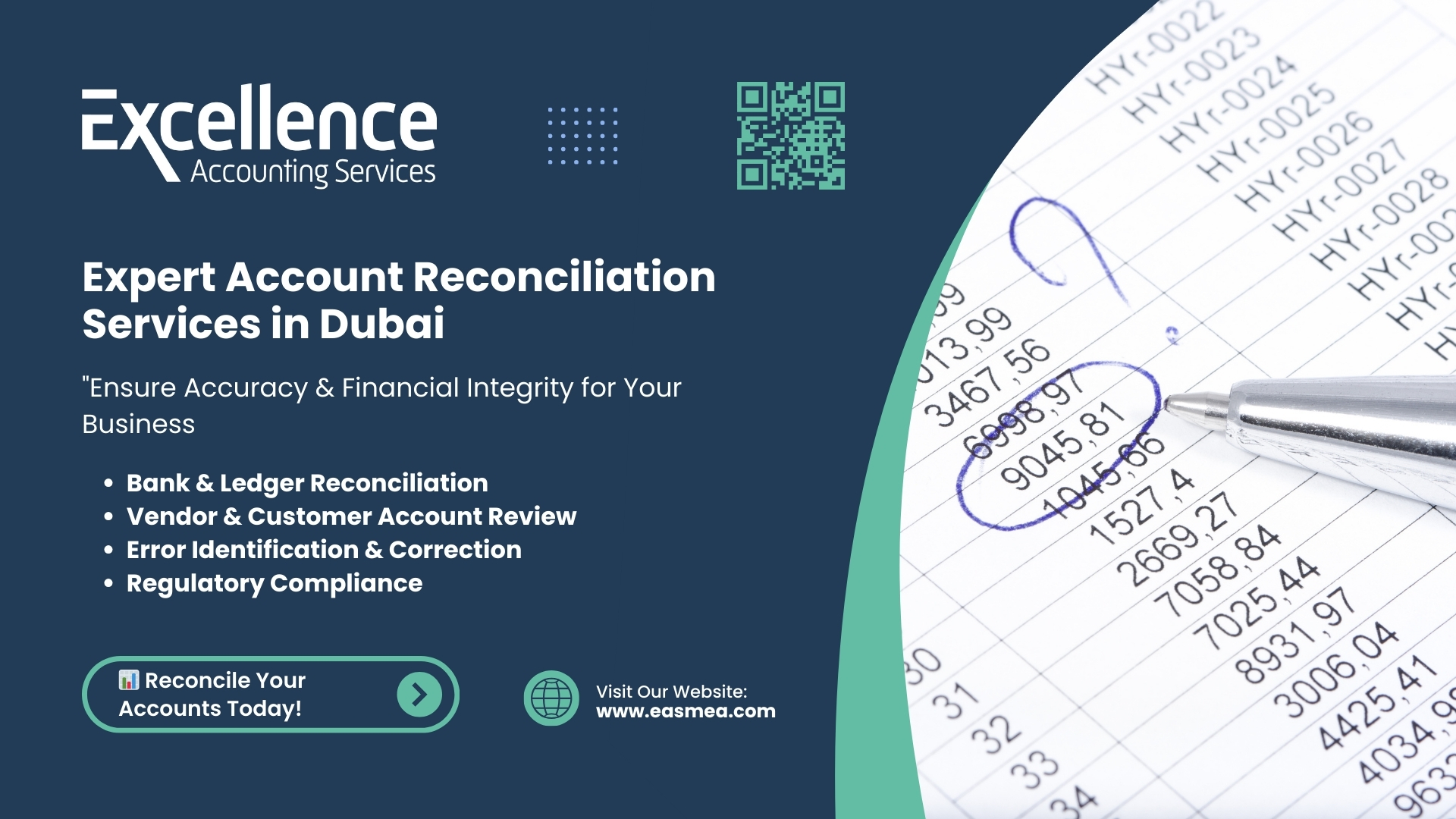 Services 11 Expert Account Reconciliation Services in Dubai