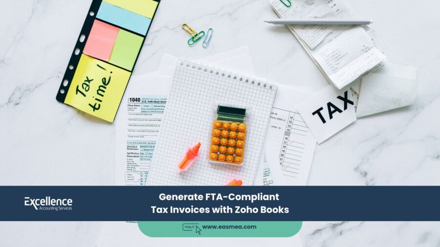 Generate Fta-Compliant Tax Invoices With Zoho Books
