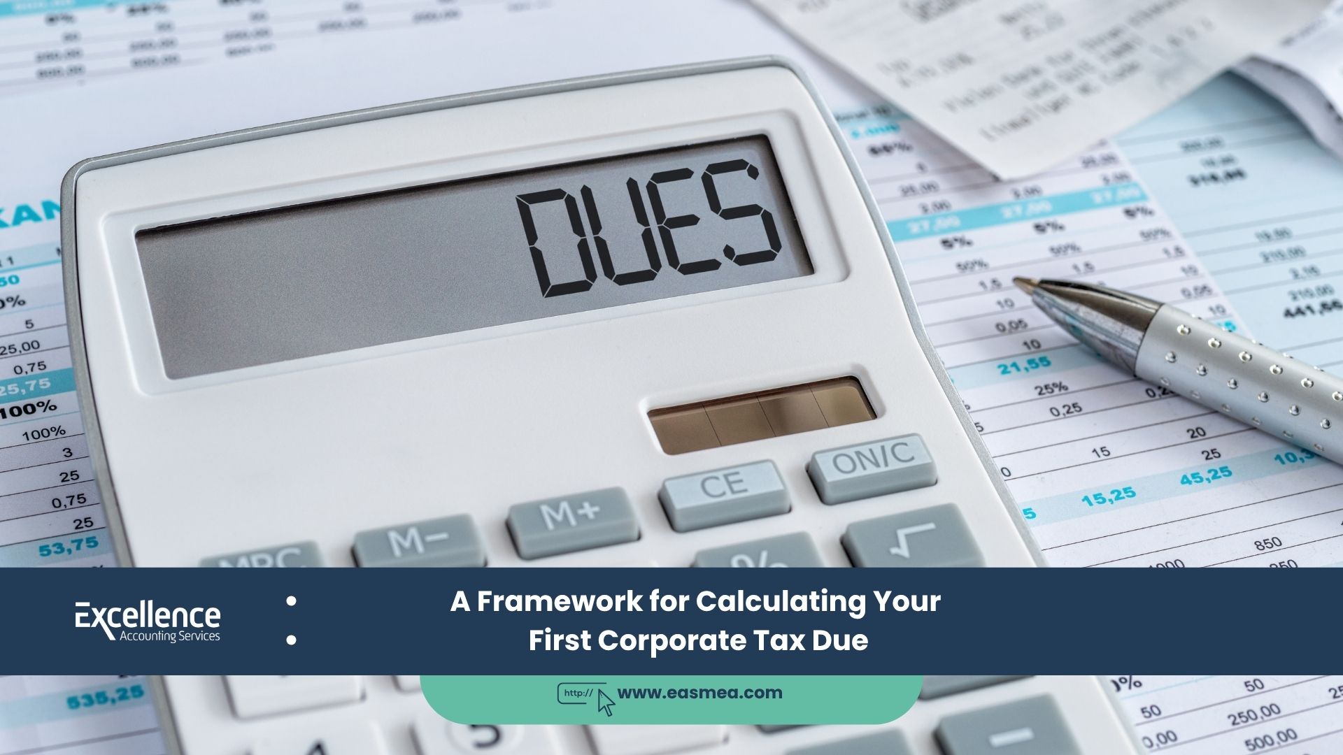 A Framework For Calculating Your First Corporate Tax Due